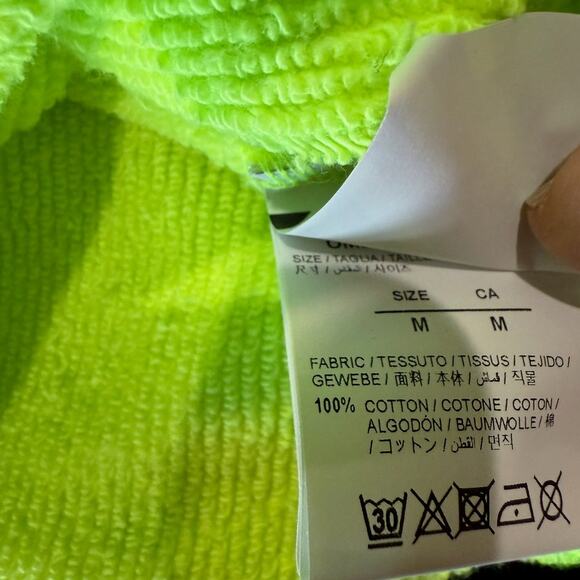 Off White Logo Green Slim Crewneck *NEW WITH TAGS*SIZE M - Picture 8 of 9